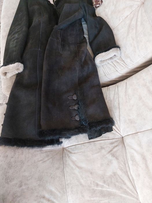 Продам дублёнку длина мидии