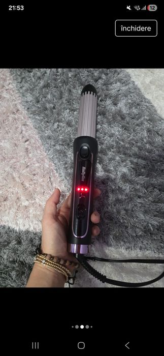 Ondulator si placa ceramica Babyliss