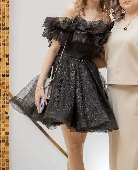 Корсетное выпускное платье