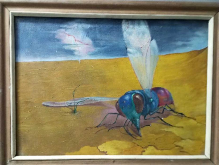 Картина "Старая оса" А. Плетень