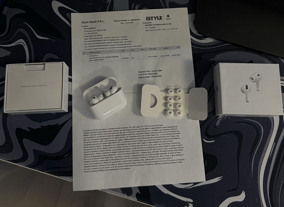 AirPods Pro 3 – originale, cu factură iStyle