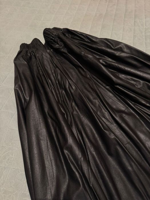 Юбка из натуральной кожи