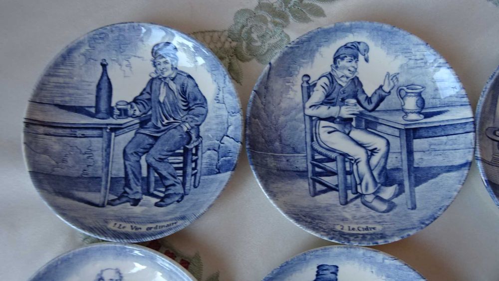 Шест мини чинийки Boch Royal Sphinx Holland Blue Delft