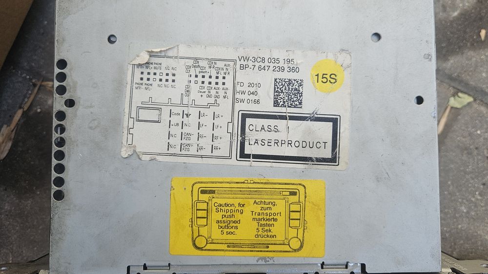 Радио CD player за  VW SCIROCCO