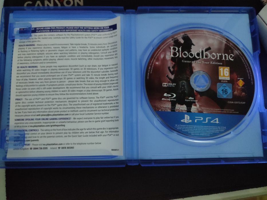 Bloodborne GOTY  PS4  40лв