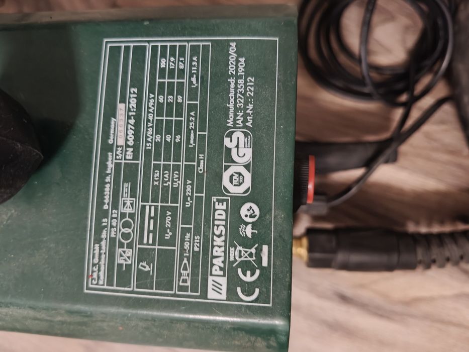 Vând aparat de tăiat cu plasma Parkside PPS 40 B2