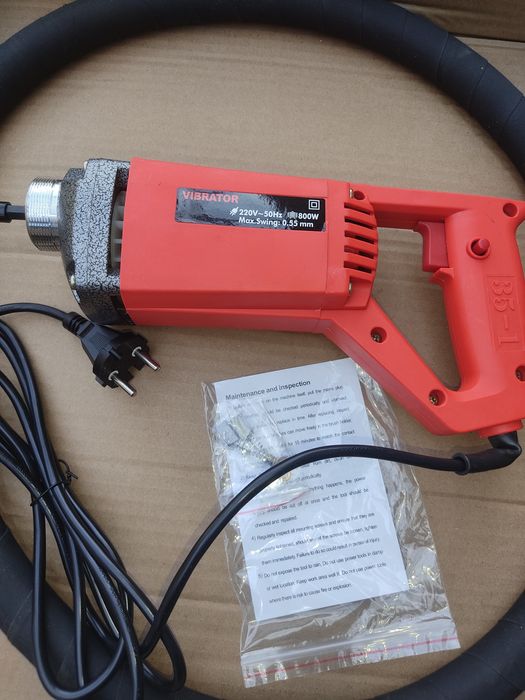 Иглен вибратор за бетон  жило Ф35