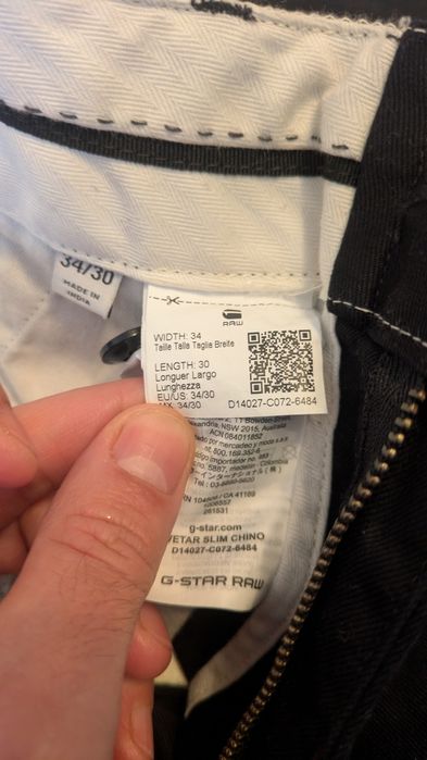 Pantaloni noi G-Star Raw