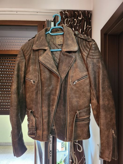 Geaca piele motor