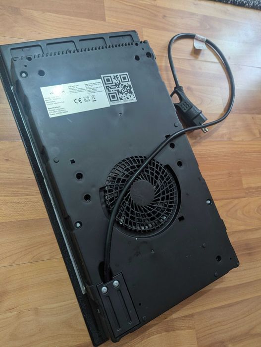 Delicatessa Slim 30cm Plită cu Inducție 2 Inele Negru