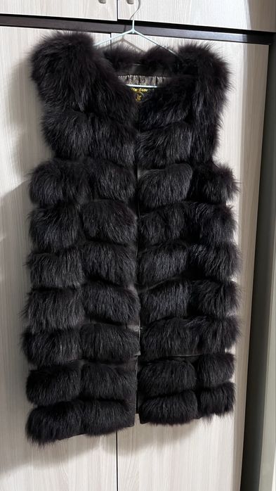 Жилетка натуральный песец