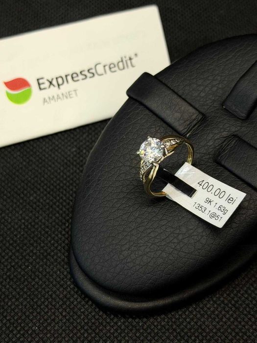 (AG51) Inel aur 9k 1.63g b1353 - Garantie 2 ani!