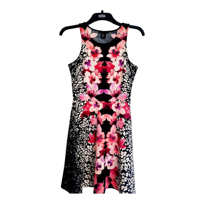Rochie H&M S, bretele, de vara, cu flori