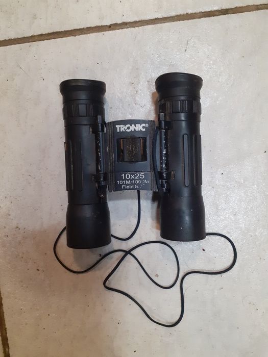 Ловен сгъваем малък бинокъл Tronic 10/25,101/100,Размери на снимките