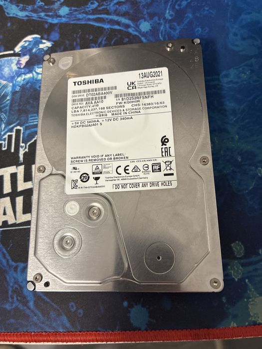 Hdd 4tb toshiba