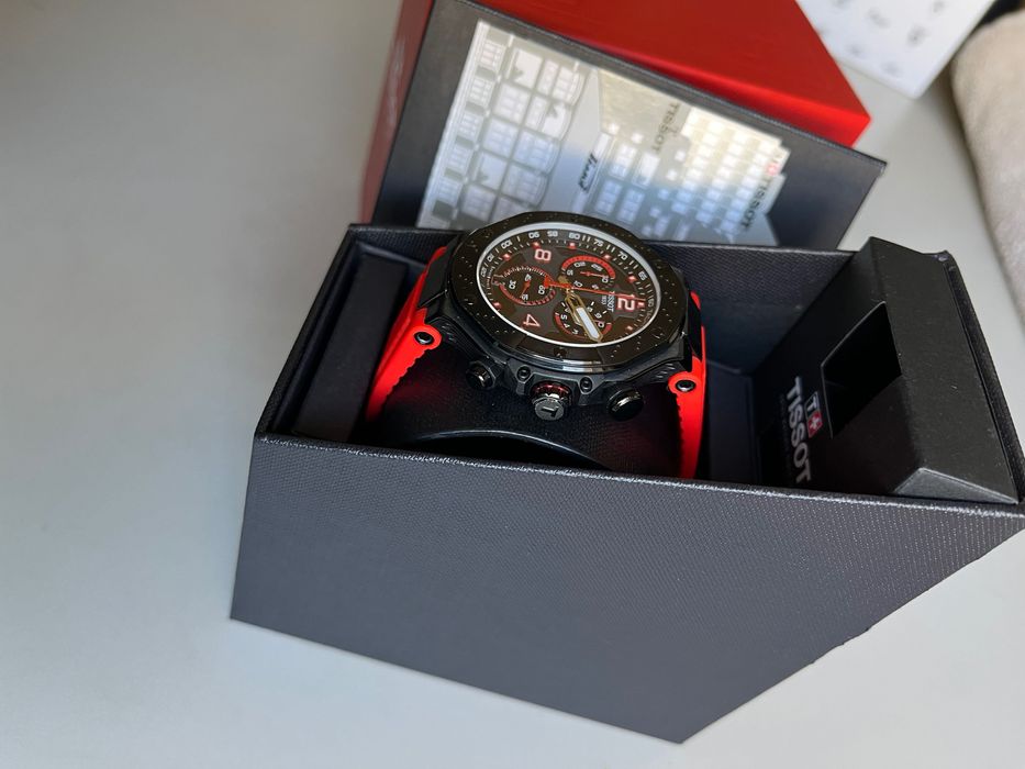 Ceas Tissot T-Race Quartz Chronograph Black & Red