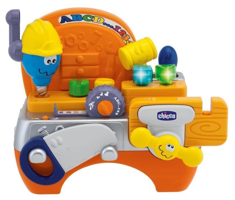 Chicco музыкальная игрушка Говорящий плотник рус/англ