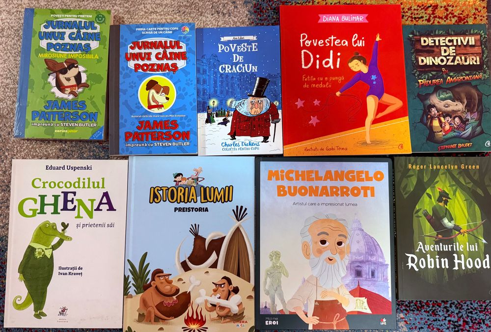 Vand cărți diverse pentru copii