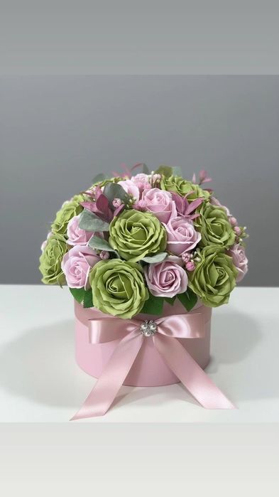 Букеты из мыльных цветов