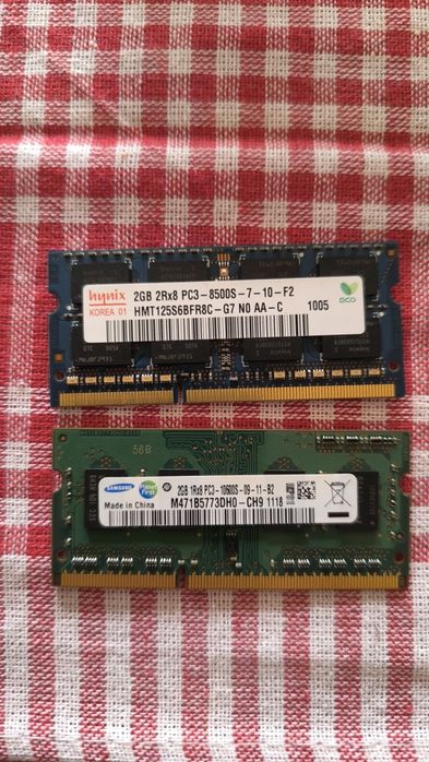 RAM памет за лаптоп DDR3 2 x 2 gb