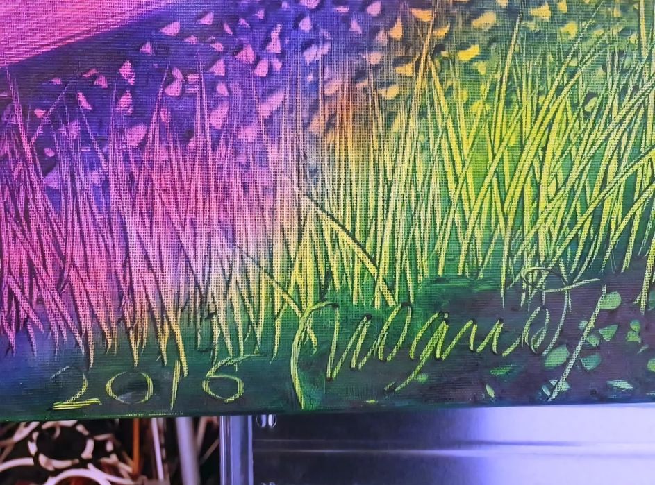 Pictura originala Nelus Oana 2016, Peisaj, ulei pe canvas, 70x50 cm