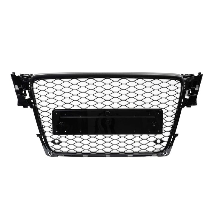 Grilă fără emblemă negru lucios Audi A4 B8 model 2008-2012