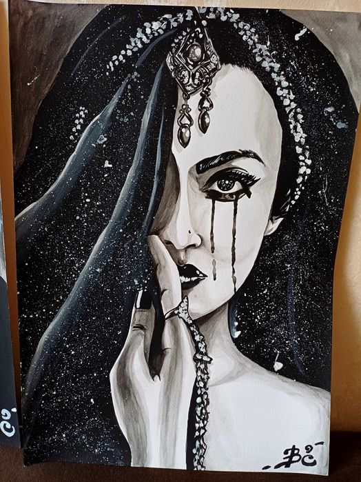 Картини - акрил върху картон без рамка