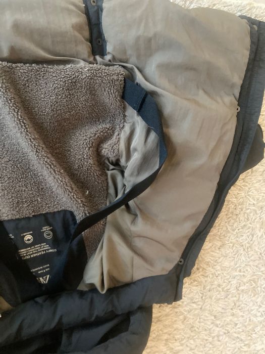 Черно пухено яке Zara – за деца 3–4