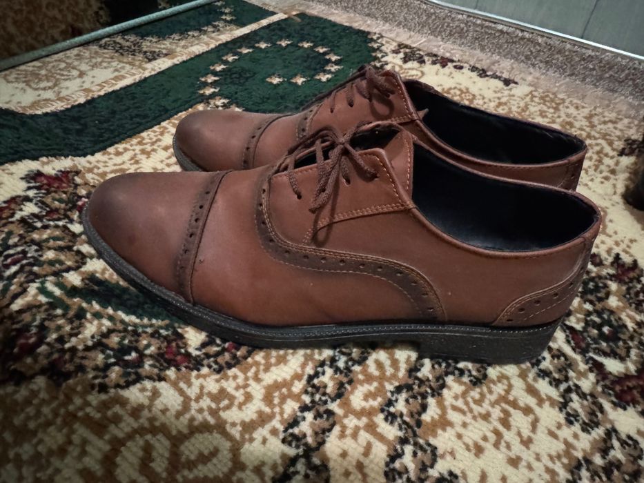 Официални мъжки обувки Pelikan от естествена кожа