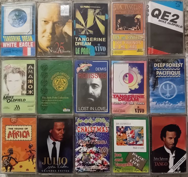 Casete audio.  Lot casete audio.