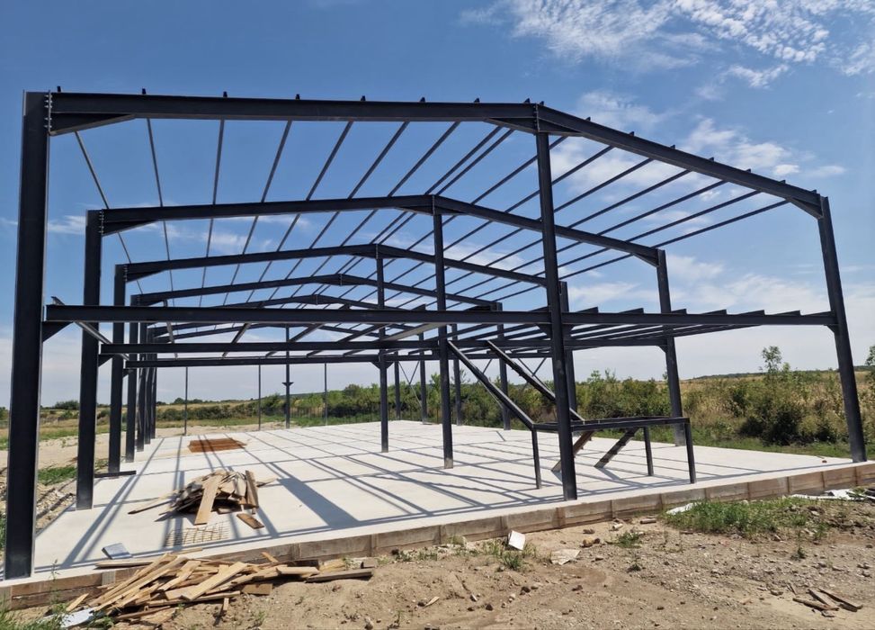 Vand structura metalica hala metalica