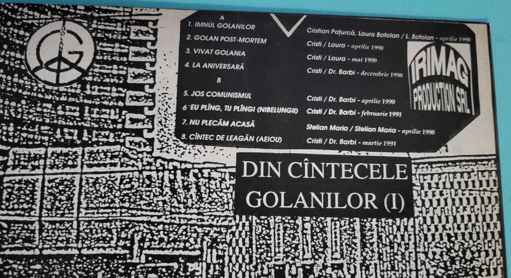 Disc vinil Din cîntecele golanilor