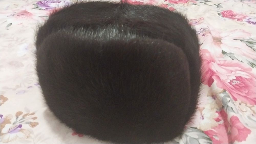 Шапка норка зимняя ушанка