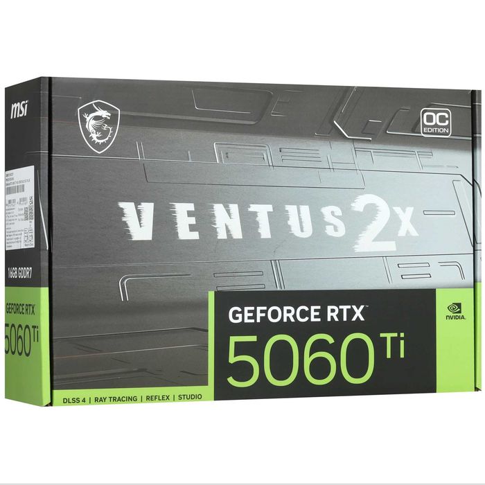 ; Видеокарта MSI RTX5060Ti VENTUS 2X 16GB OC GDDR7