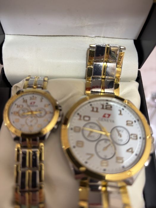 Set ceas geneva dama si barbat