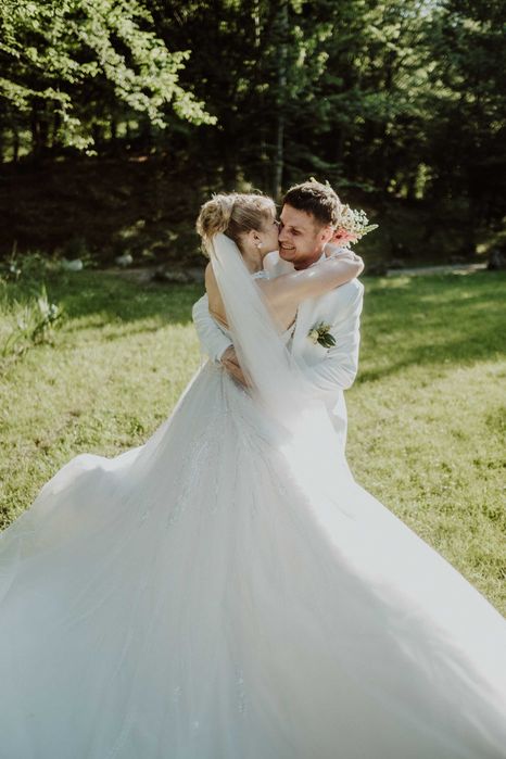 Булчинска/сватбена/бяла рокля Benoite, LUCE SPOSA