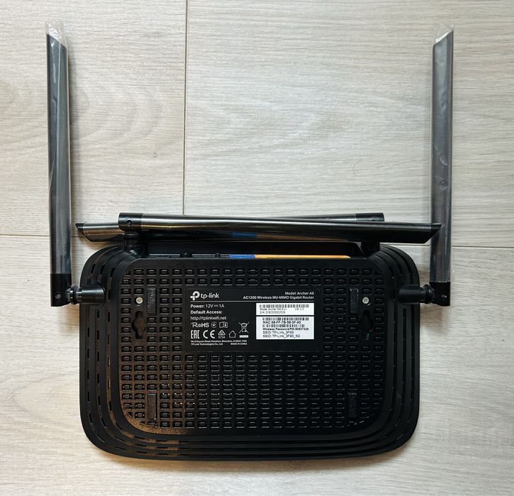 Router TP-LINK AC1200 Archer A6, dual band Wi-Fi