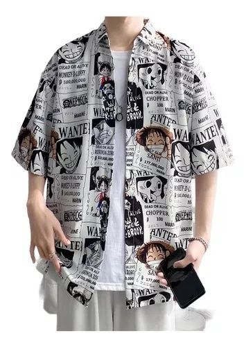 Рубашка летняя аниме Ванпис