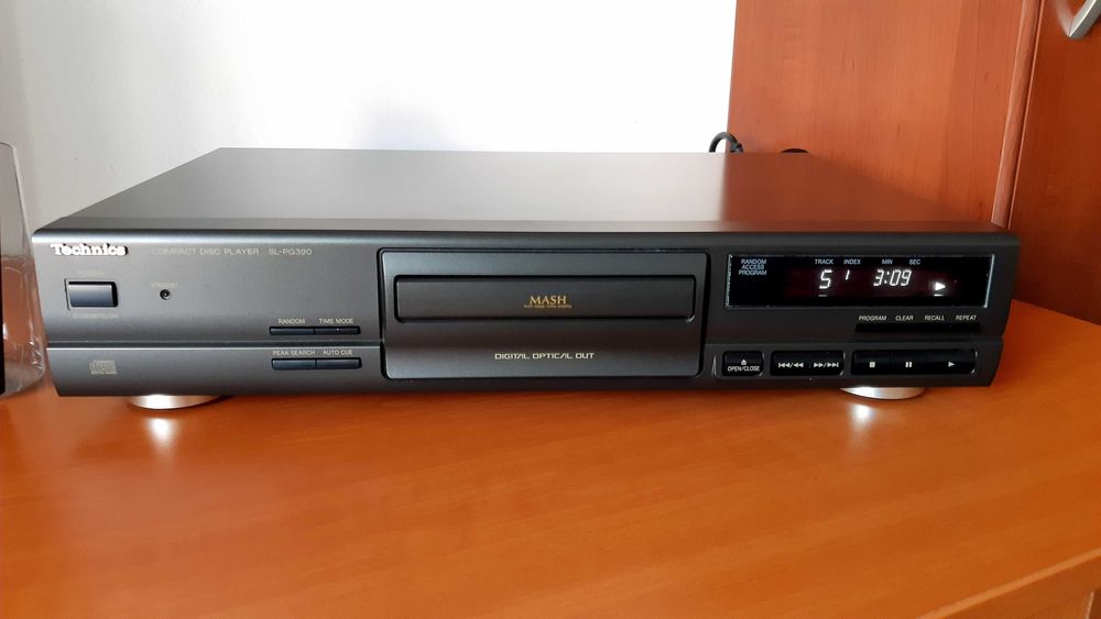 Technics Line, deck dublu RS TR 373, receiver SA-EX140, cd player SL-PG390 cu telecomanda originala