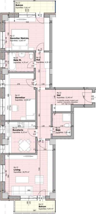 Apartament 3 camere, 2 bai, 2 balcoane Galata statie autobuz, Kaufland