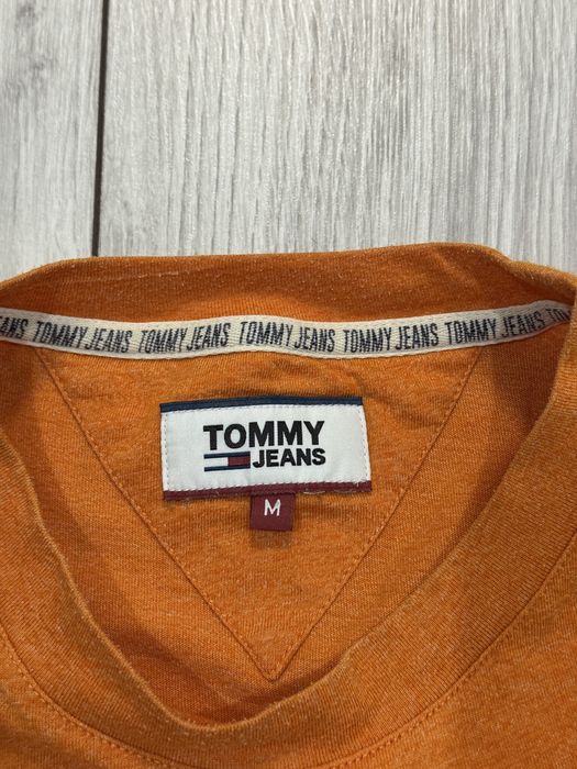 Tricou Tommy Jeans portocaliu - mărimea M