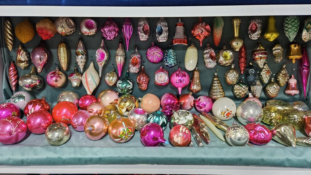 Ёлочные игрушки из детства СССР, винтаж