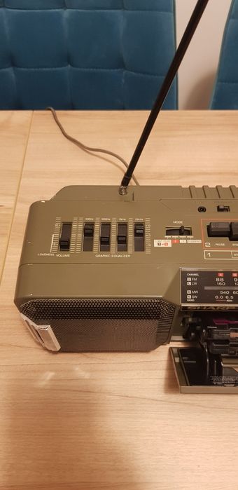 Sharp WQ-T282H(GR) Radio casetofon, dublu casetofon, Auxiliar