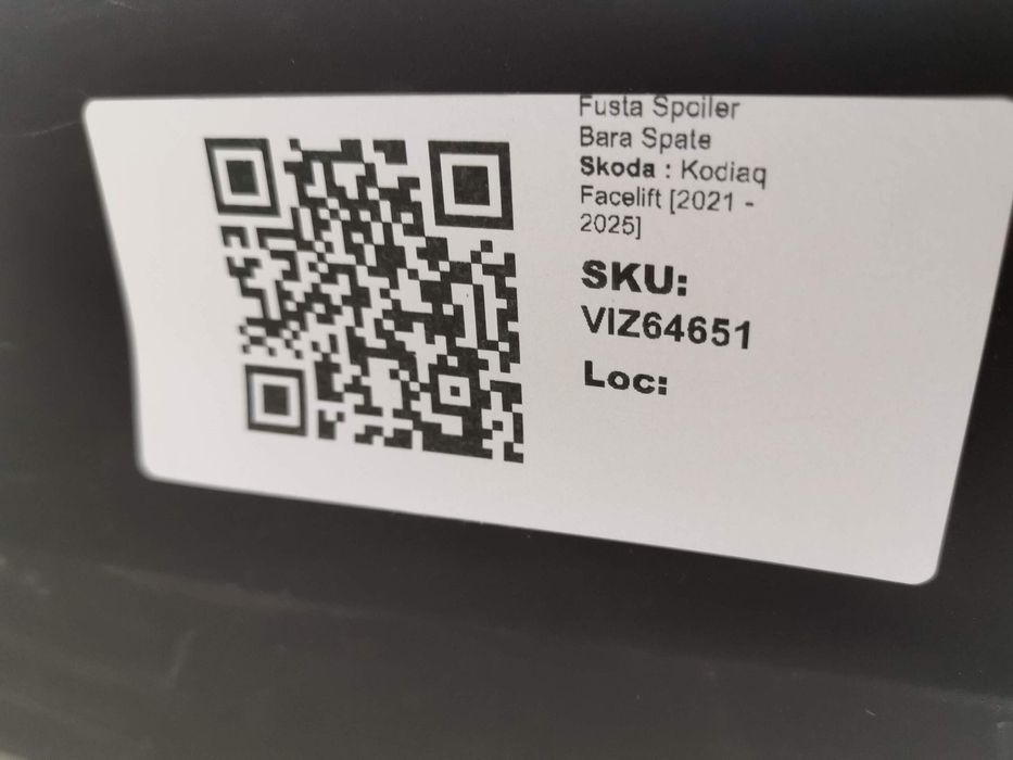 Шкода Кодиак / Skoda Kodiaq Фейслифт Нов заден спойлер/броня в добро с