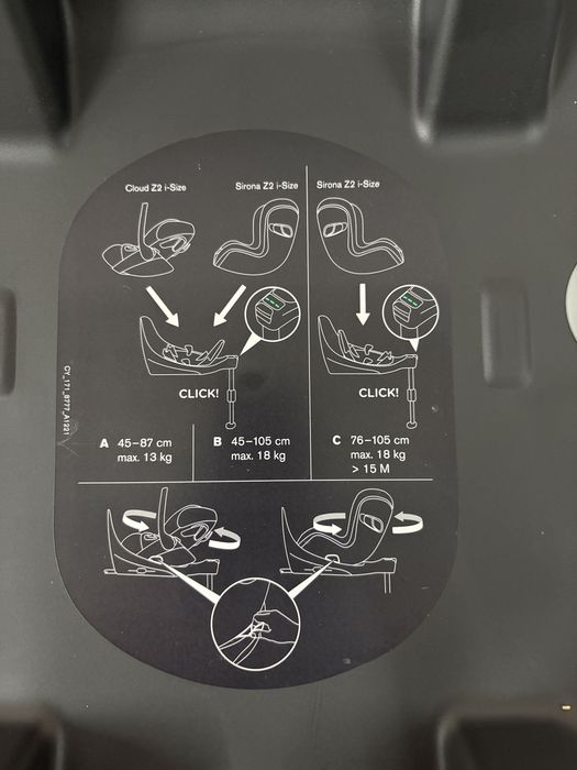 Стол за кола Cybex Cloud Z2 i-Size Plus + база Cybex Base Z2