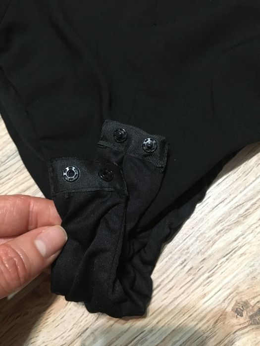 Body negru asimetric Zara