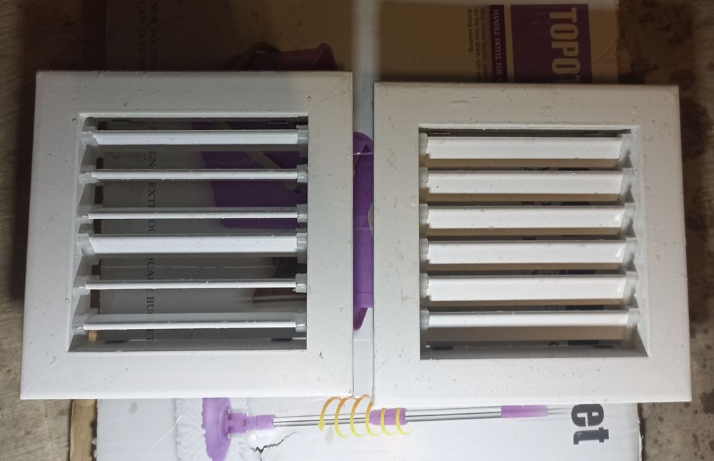 Люстра, вентиляционные решетки