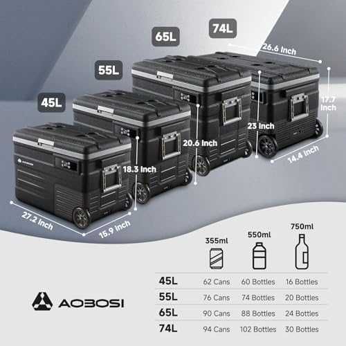 AAOBOSI 55L компресорен хладилник WiFi -20°C
