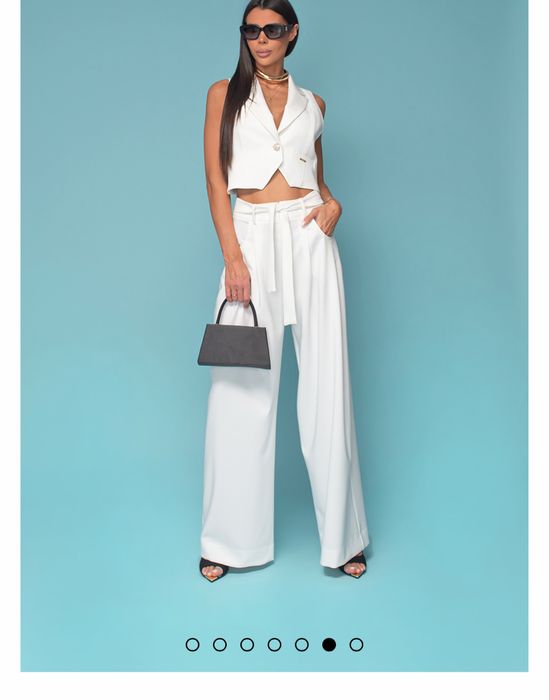 Бял панталон Junona