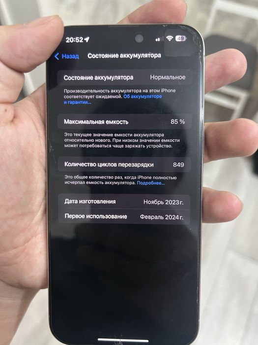 Iphone 15 pro max Б/У